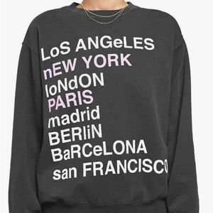 Anine Bing City Love Sweatshirt